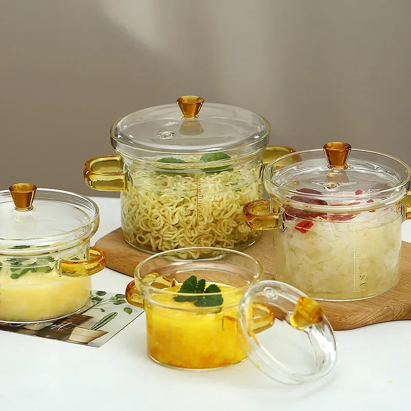 Baby Food Stew - Small Glass Bowl with Lid, Steamed