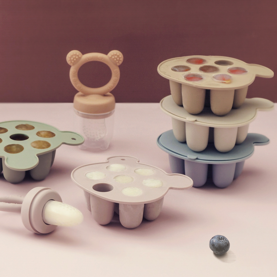 Baby Food In Jars - Baby Ice Cream Pops Silicone Mold