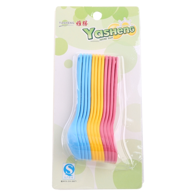 Baby Food Quantity - 12Pcs Baby Feeding Spoon Safe Plastic