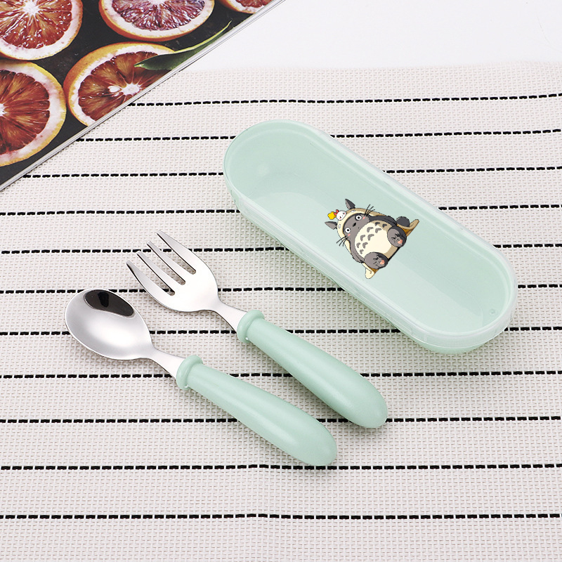 2pcs My Neighbor Totoro Spoon  - Weaning Spoon Set 评论和价格
