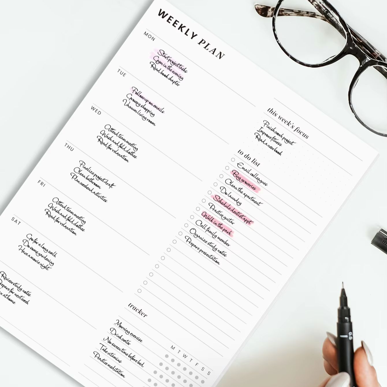 Weekly Planner Notepad, Undate - Baby Food List 评论和价格