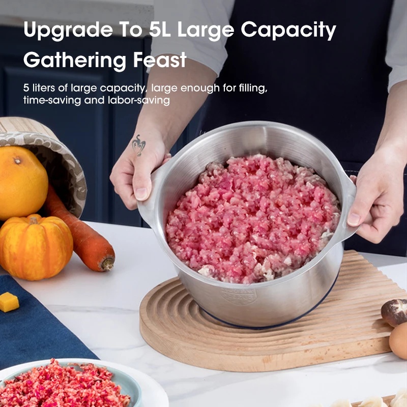 5L Electric Meat Grinders 304  - Baby Food Vegetables 评论和价格