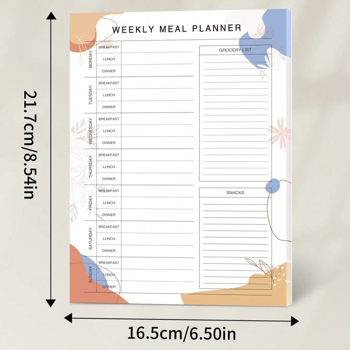 Weekly Meal Planner Pad for Fr - Baby Food List 评论和价格
