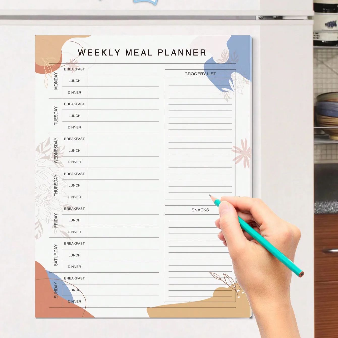 Weekly Meal Planner Pad for Fr - Baby Food List 评论和价格