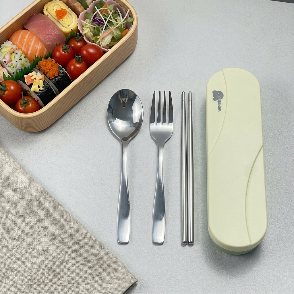 Portable Cutlery Set Stainless - Weaning Spoon Set 评论和价格