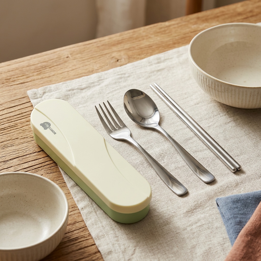 Portable Cutlery Set Stainless - Weaning Spoon Set 评论和价格
