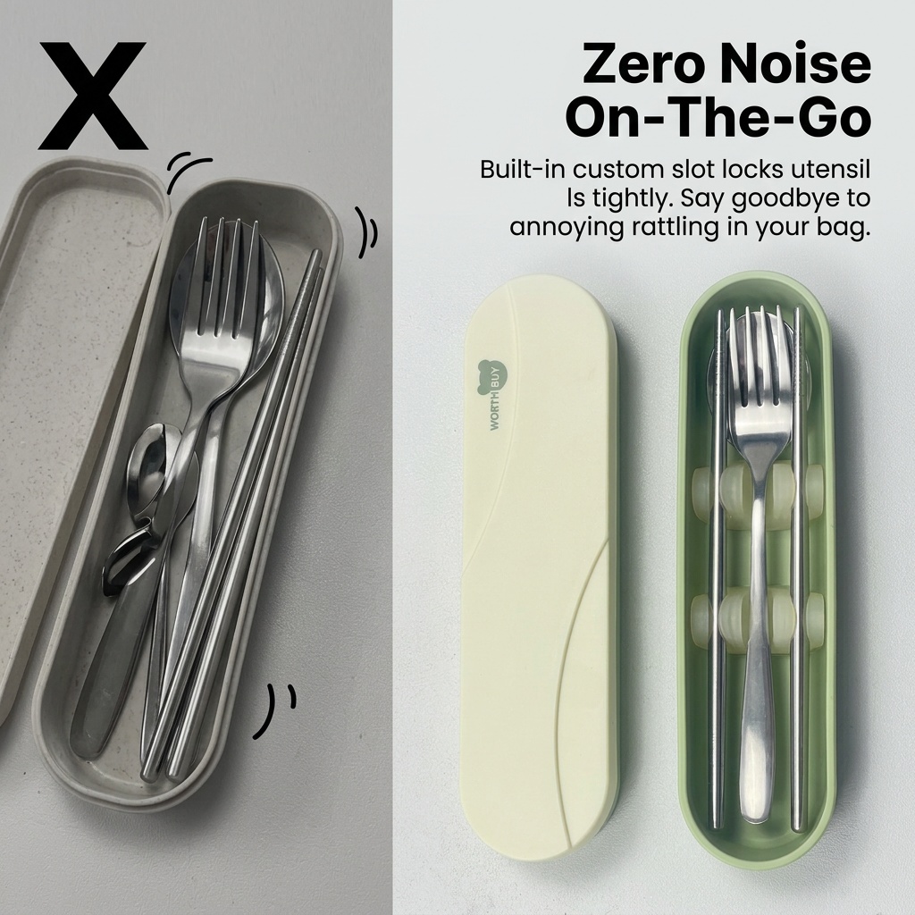 Portable Cutlery Set Stainless - Weaning Spoon Set 评论和价格