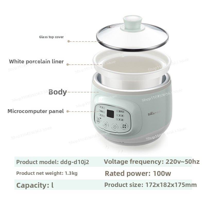 Mini Electric Stew Pot DDZ-A08 - Baby Food Stew 评论和价格