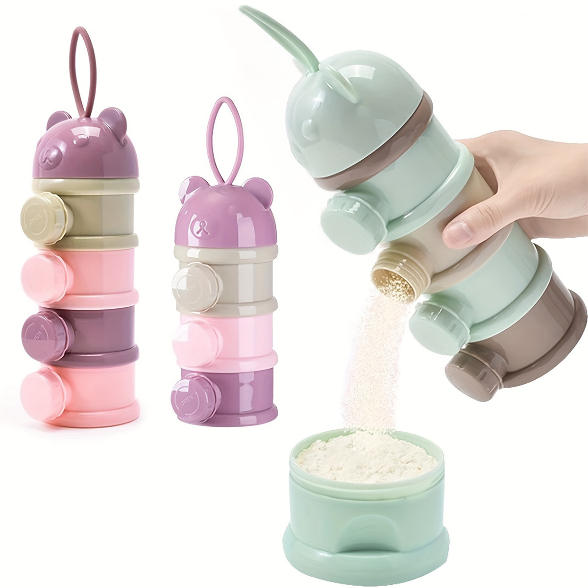 Large Capacity Baby Milk Powde - Baby Food In Jars 评论和价格