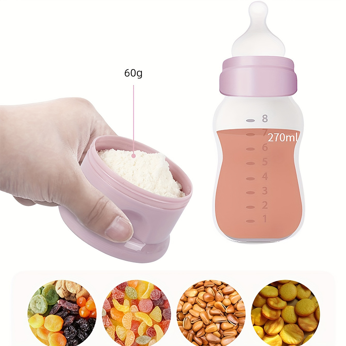 Large Capacity Baby Milk Powde - Baby Food In Jars 评论和价格