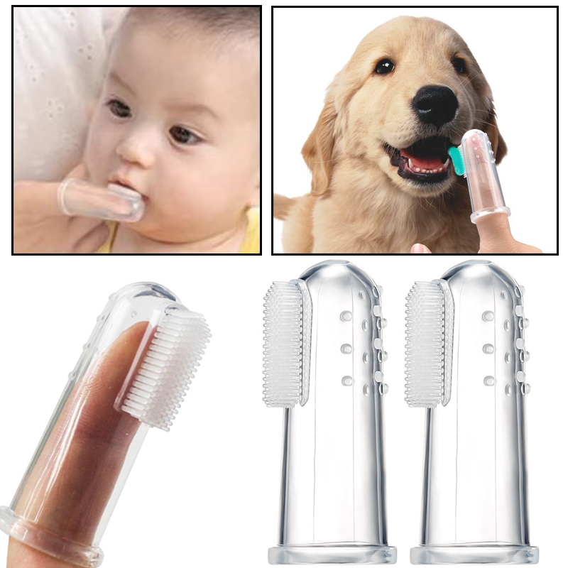 Soft Silicone Pet Finger Tooth - Baby Food Dogs 评论和价格