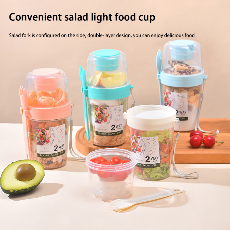 Portable Breakfast Salad Cup W - Baby Food On The Go 评论和价格