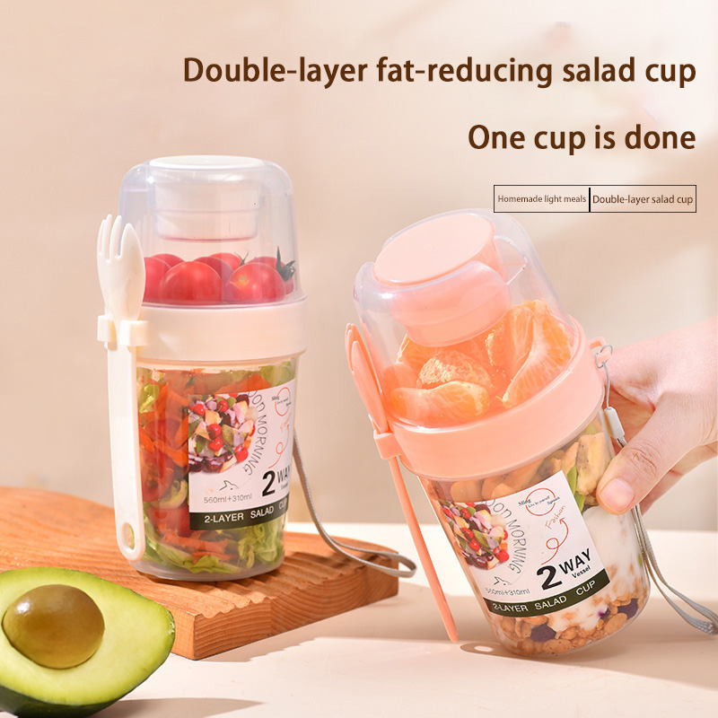 Portable Breakfast Salad Cup W - Baby Food On The Go 评论和价格