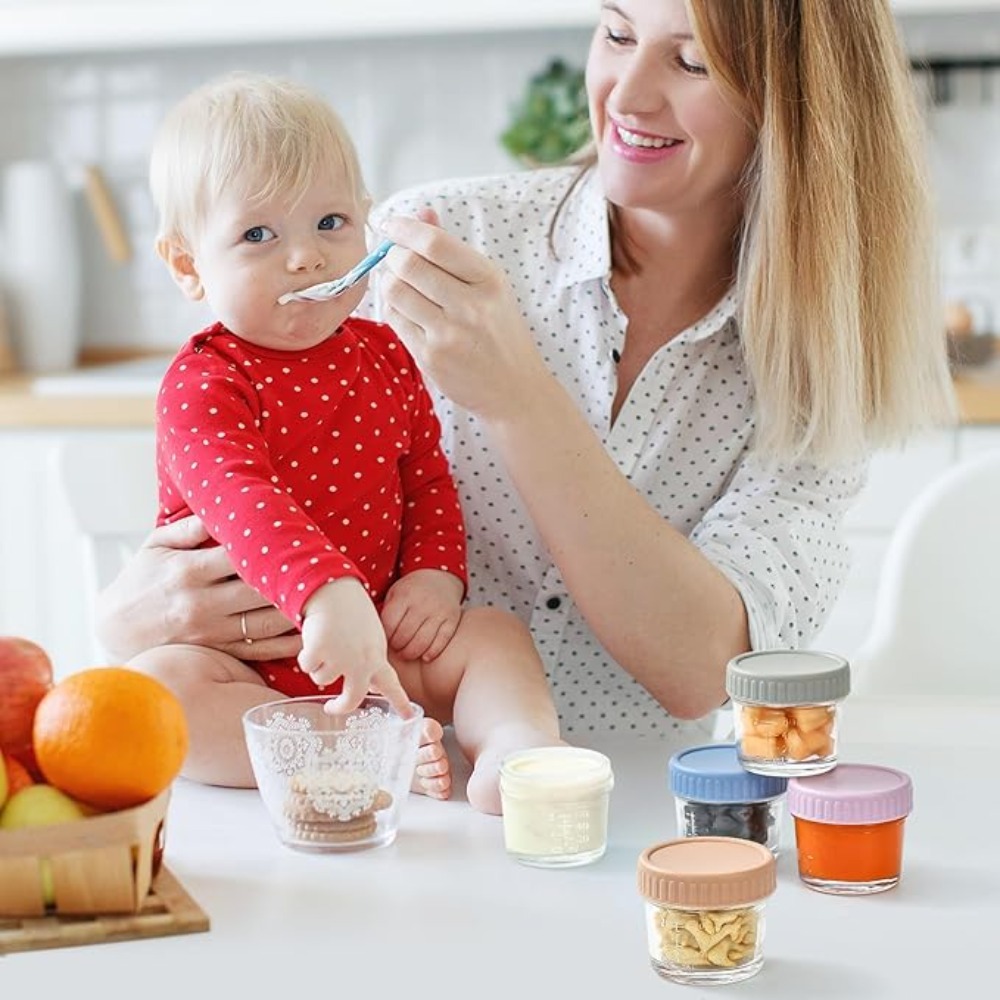 6pcs Mason Jar Glass Baby Food - Baby Food In Jars 评论和价格