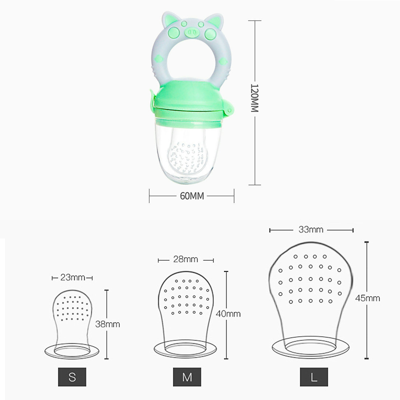 4pcs/set Silicone Fruit & Vege - Baby Food Quantity 评论和价格