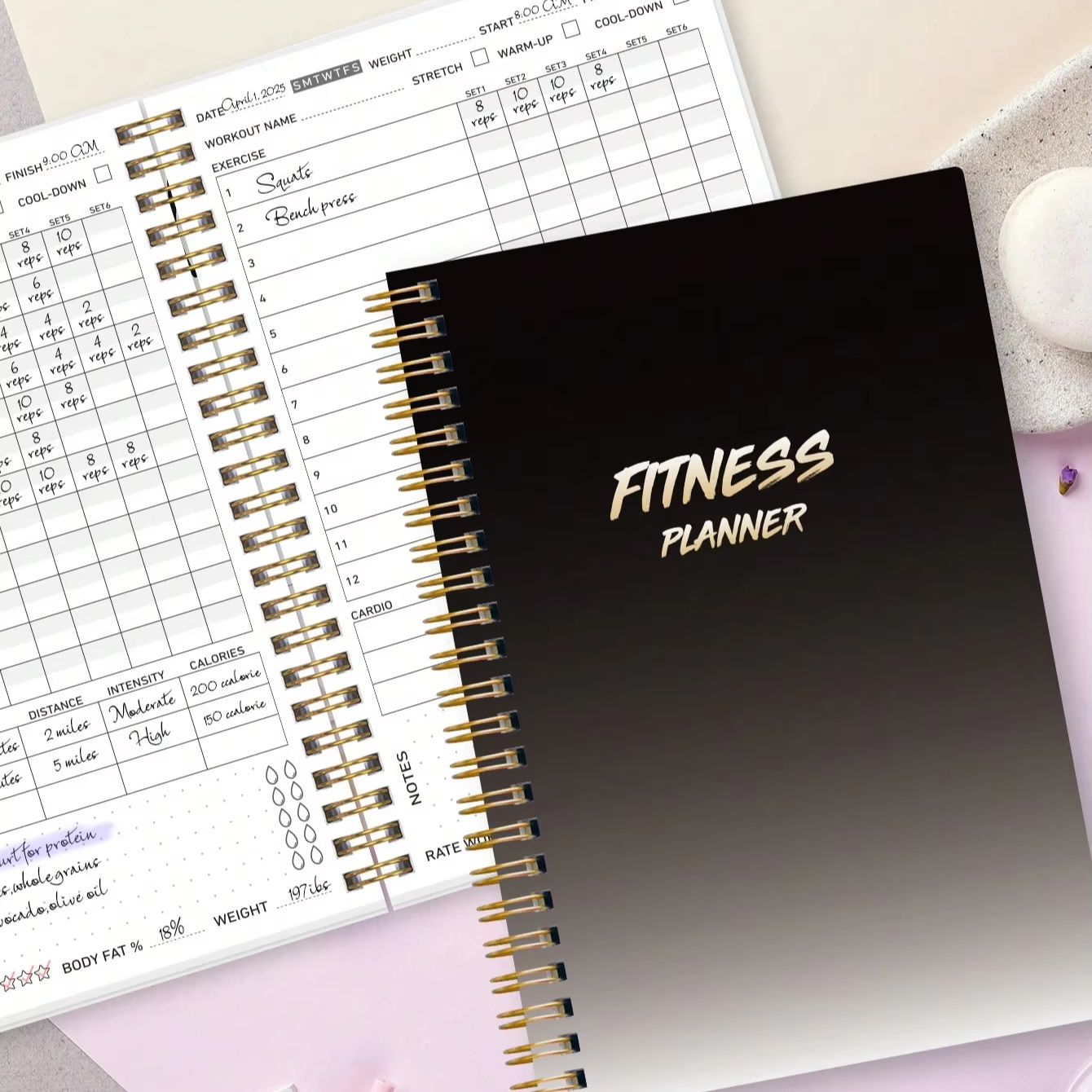Fitness Planner Workout Journa - Baby Food List 评论和价格