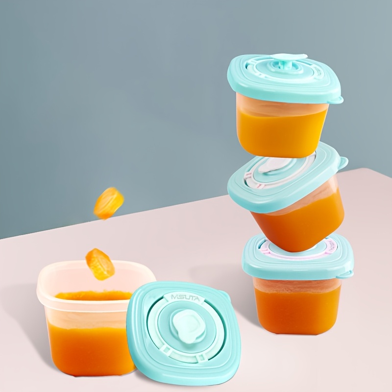 6pcs Sealed Lid Portable Baby  - Baby Food On The Go 评论和价格
