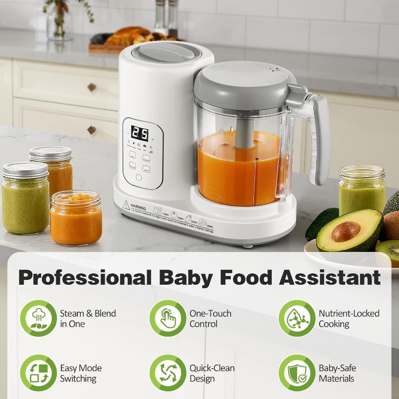 Baby Food Maker Steamer Blende - Baby Food Quantity 评论和价格