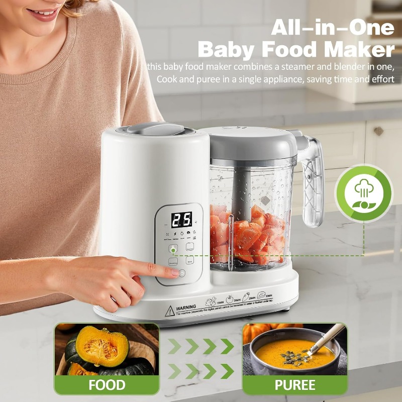 Baby Food Maker Steamer Blende - Baby Food Quantity 评论和价格