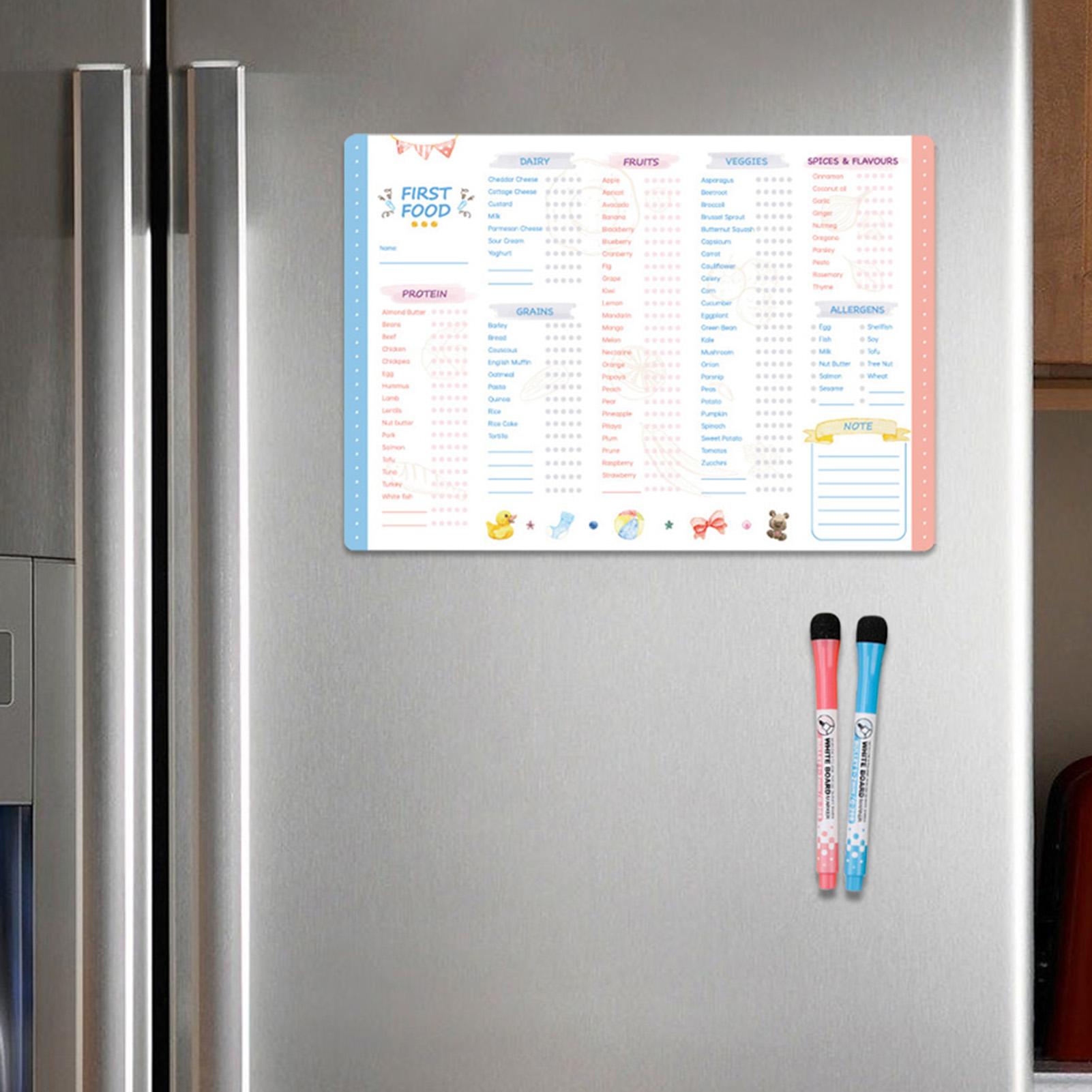 First Foods Chart Magnetic Bab - Baby Food List 评论和价格