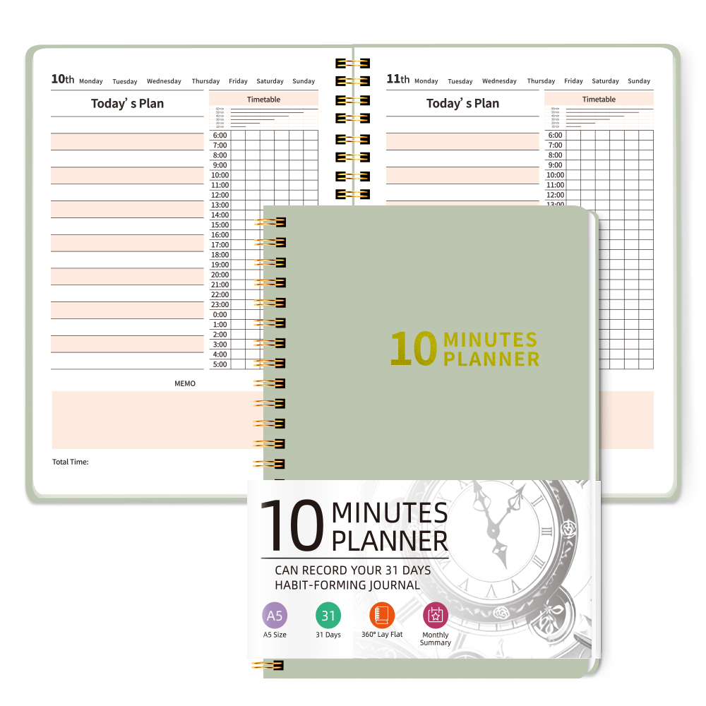 10 Minutes Planner A5 Daily Ti - Baby Food List 评论和价格