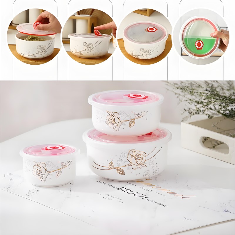 Three-piece set, fine bone chi - Baby Food Thermos 评论和价格