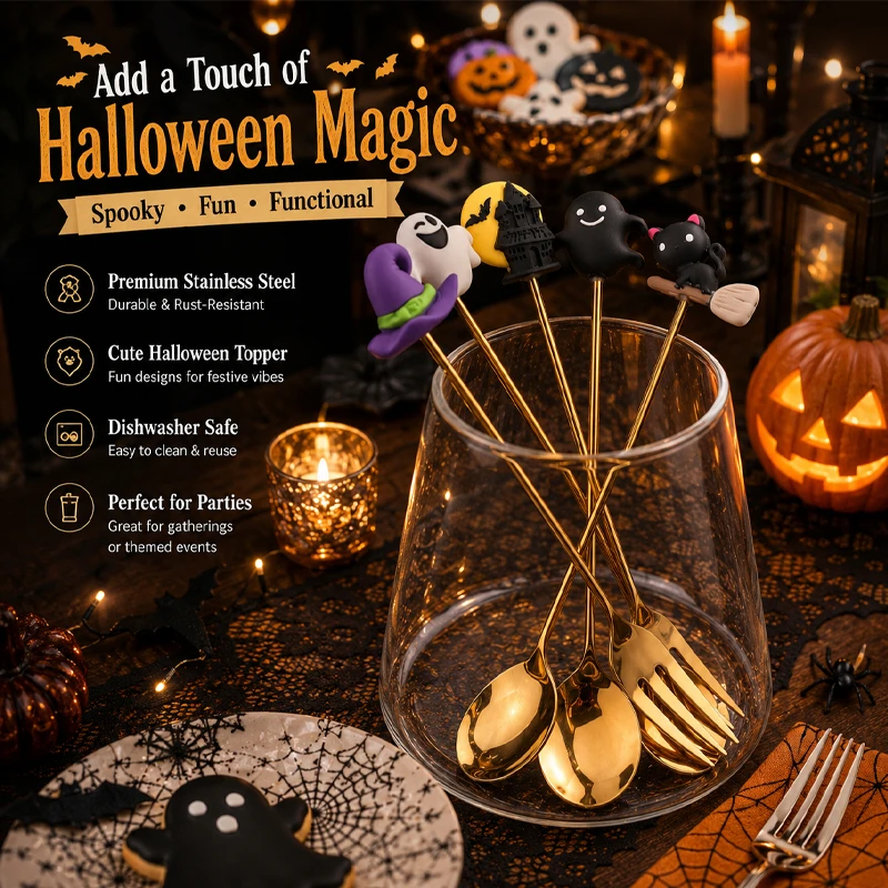 4-Piece Stainless Steel Fork & - Weaning Spoon Set 评论和价格