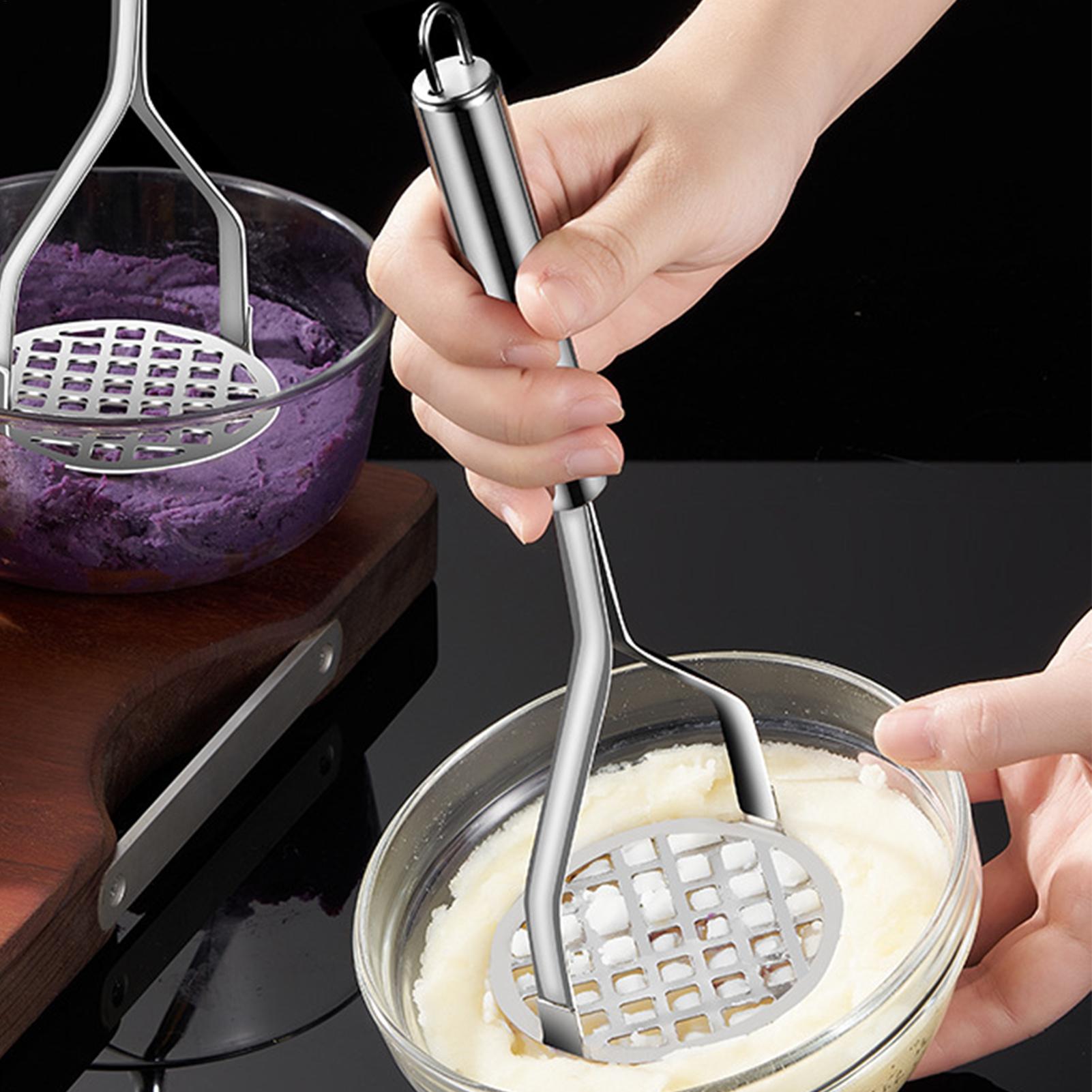 Stainless Steel Potato Masher  - Baby Food Vegetables 评论和价格