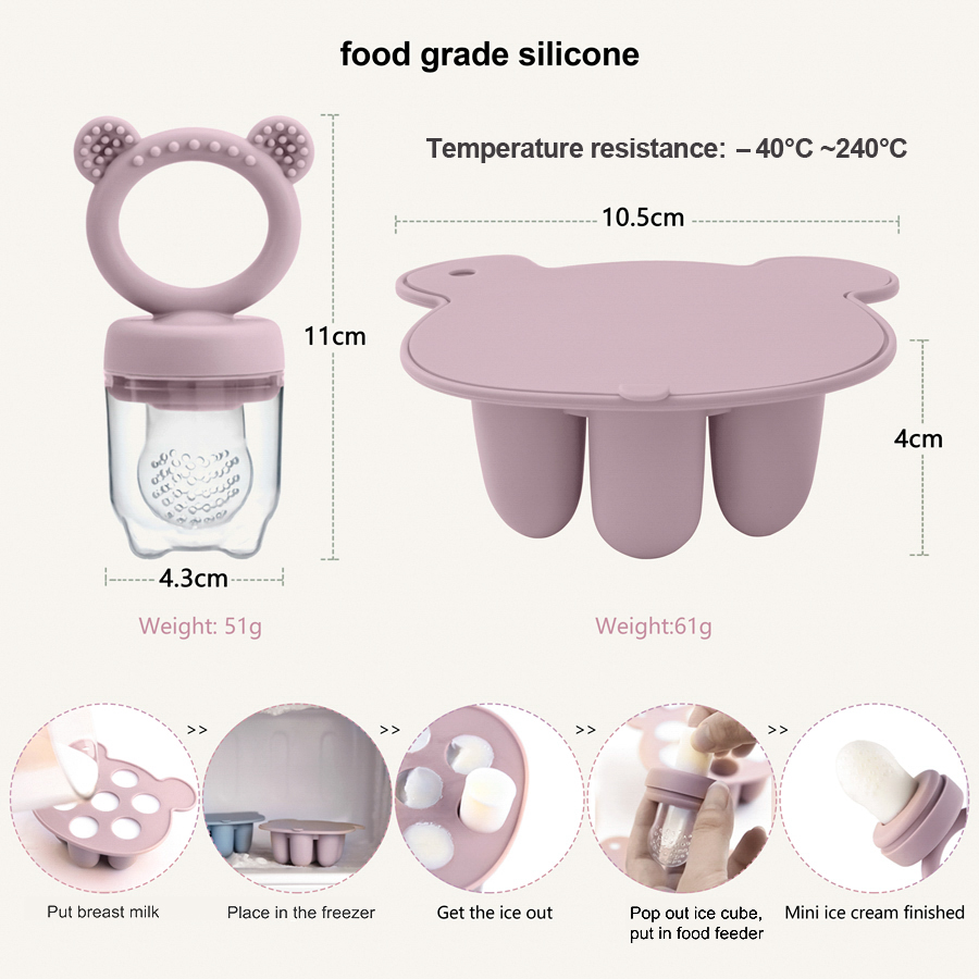 Baby Ice Cream Pops Silicone M - Baby Food In Jars 评论和价格