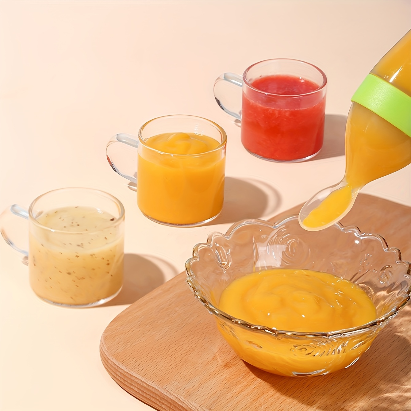 9pcs Feeding Cutlery:1 Silicon - Baby Food Vegetables 评论和价格