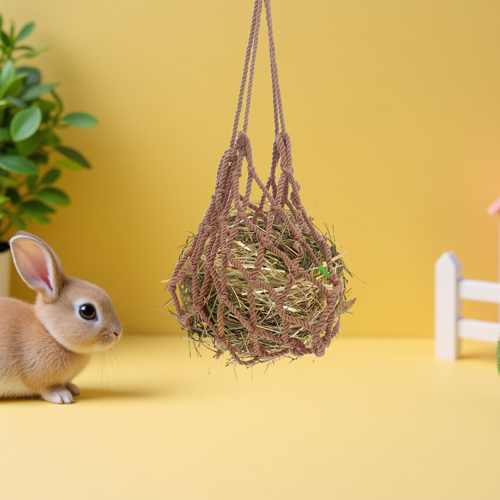 Bunny Hay Feeder Bag High Tran - Mesh Feeder Bag 评论和价格
