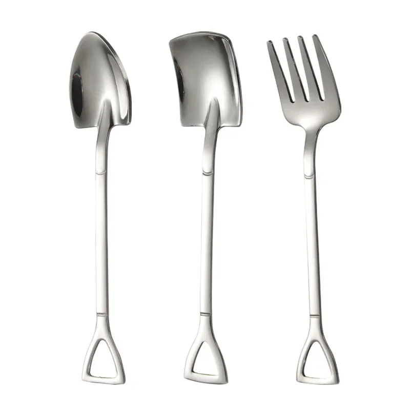 Thick Shovel Spoons Stainless  - Weaning Spoon Set 评论和价格