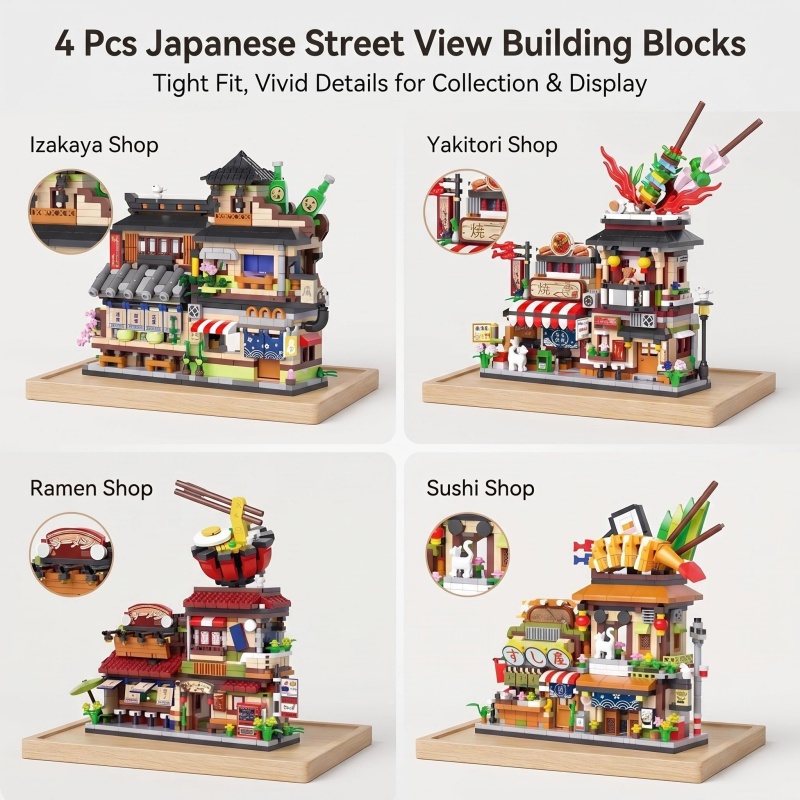 4-in-1 Street Food Shop Buildi - Lego Set City 评论和价格