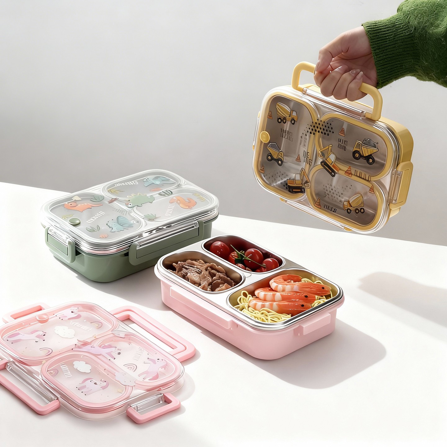 Large Capacity Cartoon Childre - Baby Food Container 评论和价格